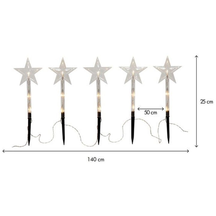 Udendørsdekoration Wandy Transparent Star Trading Stjerne – billede 2
