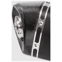 Udstødningsendestykke Sort AKRAPOVIC