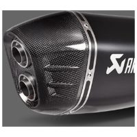 Udstødningsendestykke Sort AKRAPOVIC