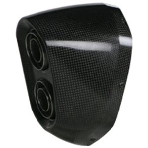 Udstødningsendestykke Sort AKRAPOVIC