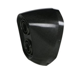 Udstødningsendestykke Sort AKRAPOVIC