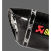 Udstødningsendestykke Sort AKRAPOVIC Endekappe – miniature 1