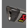 Udstødningsendestykke Sort AKRAPOVIC Endekappe – miniature 1
