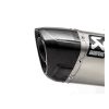 Udstødningsendestykke Sort AKRAPOVIC Endekappe – miniature 1