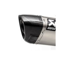 Udstødningsendestykke Sort AKRAPOVIC