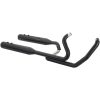Udstødningssystem El Dorado Dual Sort Rustfrit Stål S&S Cycle Lyddæmper – miniature 2