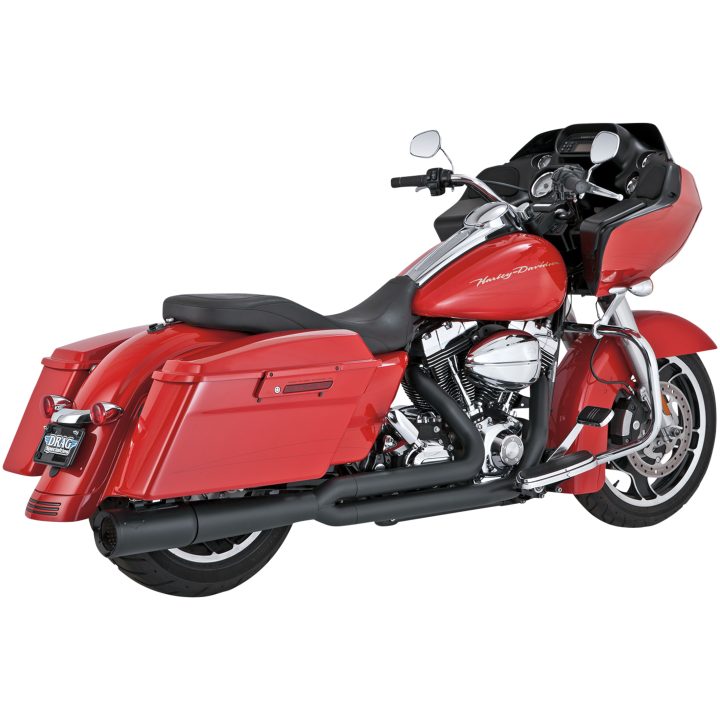 Udstødningssystem Pro Pipe 2-i-1 Sort Blødt Stål VANCE & HINES Lyddæmper – billede 7