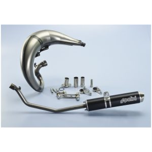 Udstødningssystem Race Aluminium Sort