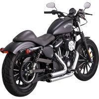 Udstødningssystem Shortshots Staggered Sort/Mat Mildstål VANCE & HINES
