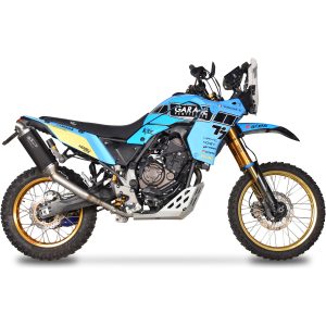 Udstødningssystem Slip-on Dakar Poleret/Titaniumlook SPARK
