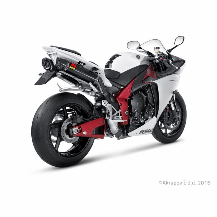 Udstødningssystem Slip-On Line Kulfiber Akrapovic Slipon Kulfiber – billede 3