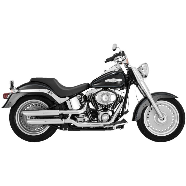 Udstødningssystem Slip-on Twin Slash 3" Krom VANCE & HINES Lyddæmper – billede 2
