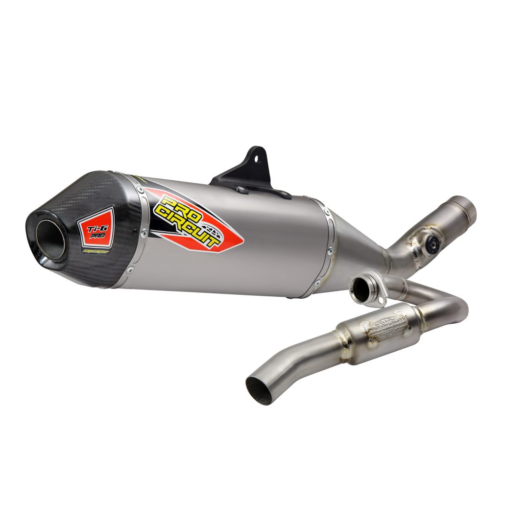Udstødningssystem Ti-6 Pro Oval PRO CIRCUIT Sølv
