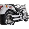 Udstødningssystem Twin Slash Slip-on Krom VANCE & HINES Lyddæmper – miniature 2