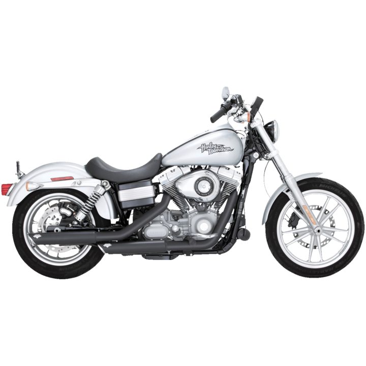 Udstødningssystem Twin Slash Slip-on Krom VANCE & HINES Lyddæmper – billede 2