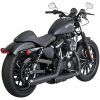 Udstødningssystem Twin Slash Slip-on Krom VANCE & HINES Lyddæmper – miniature 3