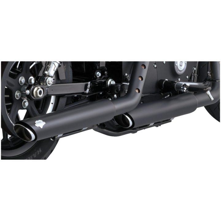 Udstødningssystem Twin Slash Slip-on Krom VANCE & HINES Lyddæmper – billede 4