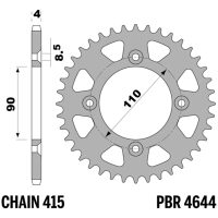 Ultra-Light Aluminium Rear Sprocket 4644 - 415 PBR
