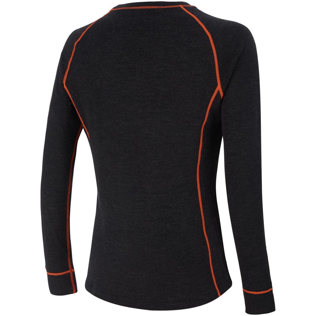 Undertrøje 100% Merino Grå Orange AMOQ XS – billede 2