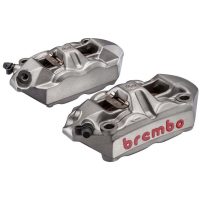 UPGRADE Pair of M4 one-piece callipers - 108mm/P4 34 (with pads) Brembo