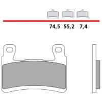 UPGRADE Z04 Sintered Metal Brake pads - 107A48617 Brembo