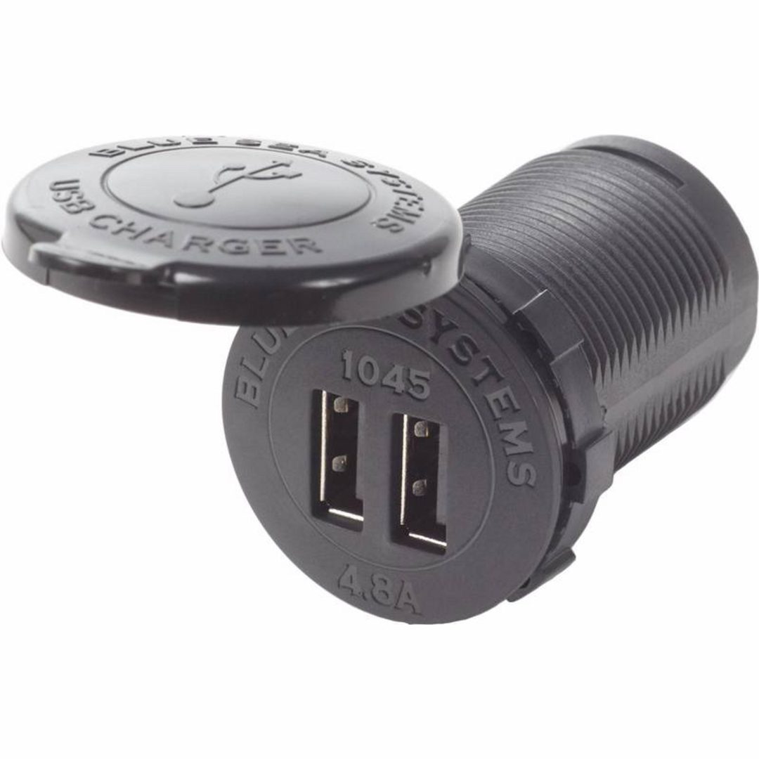 USB-oplader Fast Charge 4.8A Dual Blue Sea Systems
