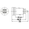 USB-stik Dobbelt 12 24V Osculati – miniature 2