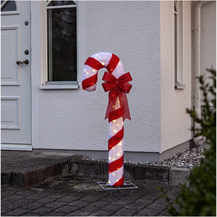 Utomhusdekoration CandyCane Vit Star Trading – billede 3