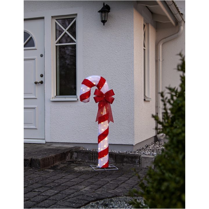 Utomhusdekoration CandyCane Vit Star Trading – billede 4
