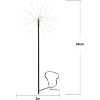Utomhusdekoration Firework Outdoor Svart Star Trading – miniature 2