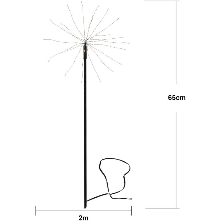 Utomhusdekoration Firework Outdoor Svart Star Trading – billede 2