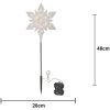 Utomhusdekoration Flocke Transparent Star Trading – miniature 5