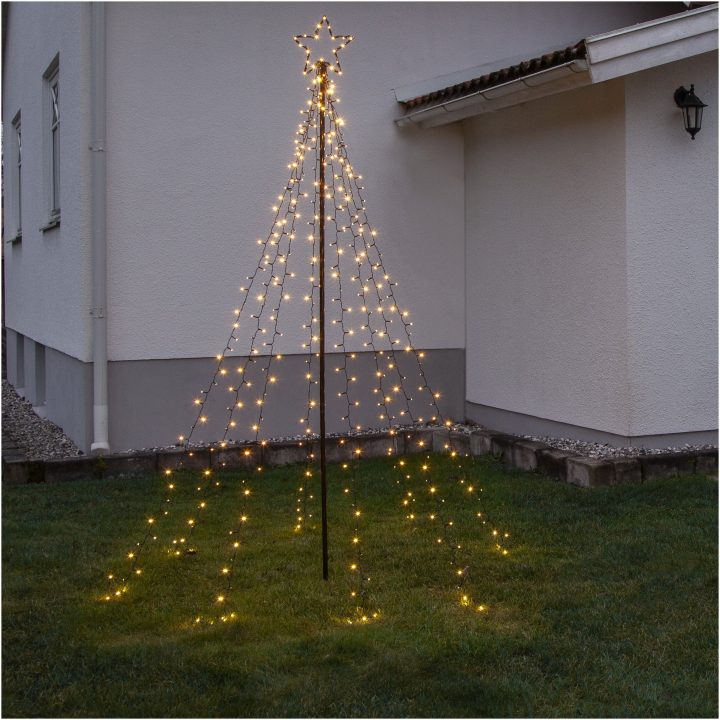 Utomhusdekoration Spiky Svart Star Trading – billede 2