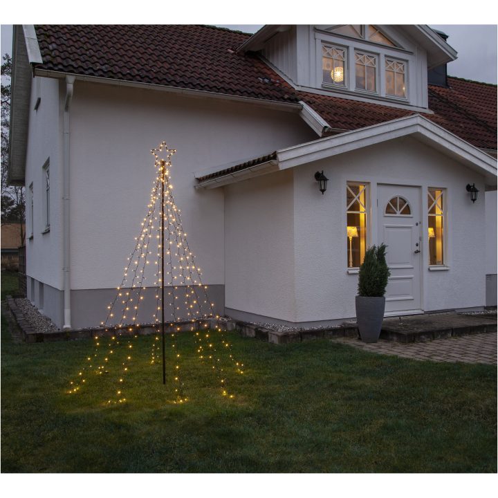 Utomhusdekoration Spiky Svart Star Trading – billede 5