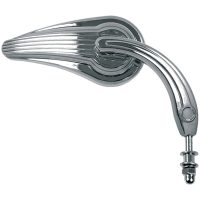 V PARTS Right Mirror OEM Type Water Drop 5/16' Chrome Harley Davidson