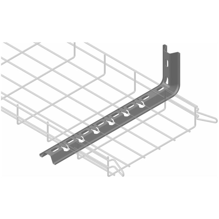 Vægbeslag Omega, Varmgalvaniseret, 300 mm MALMBERGS – billede 2