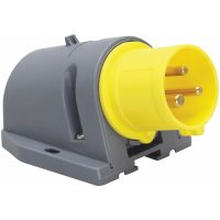 Vægindtag, 16A, 2P+J, 4h, 110V, IP44 MALMBERGS
