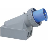 Vægindtag, 63A, 3P+J, 230V, 9h, IP67 MALMBERGS