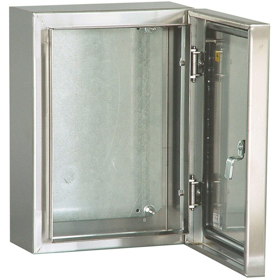 Vægkoblingskab, IP66, Rustfrit stål, 800x1000x250 mm MALMBERGS – billede 2