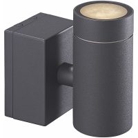 Væglampe Eklof VI, LED, Mørkegrå, IP54 MALMBERGS