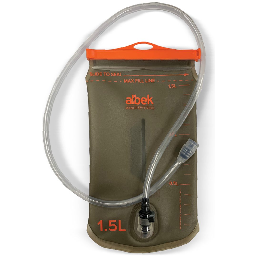 Væskeblære 1.5L Msile Bite Valve Albek