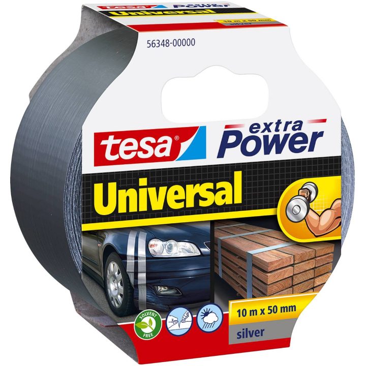 Vævtape Extra Power Universal TESA VÆVTAPE EX 56348 48MMX10M SVA – billede 2