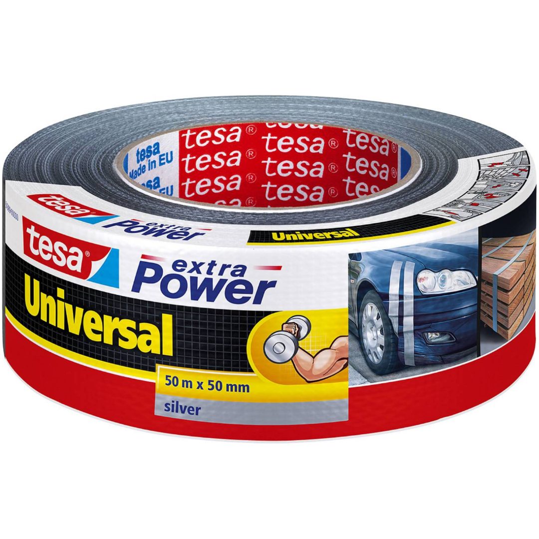Vævtejp Extra Universal TESA VÆVETAPE 56389 GRÅ 50MMX50M