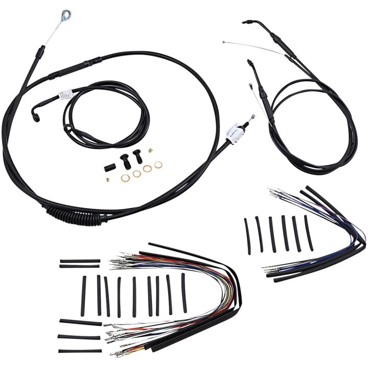 Vajersæt Jail Bar Sort BURLY BRAND CONTROL KIT 07-10 FXD 16 – billede 2