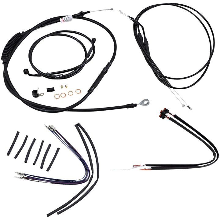 Vajersæt Jail Bar Sort BURLY BRAND CONTROL KIT 14+ XL 14 – billede 2