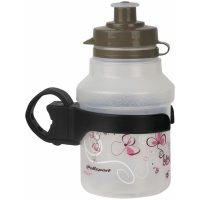 Vandflaske 350ml Birdy+ Roterende Holder Klar (clip-on Cap) Polisport