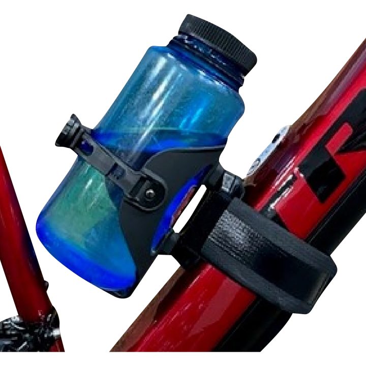 Vandflaske Adj W/B Cage Sort BIKASE Bur – billede 2