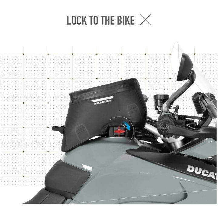 Vandtæt Tanktaske Terra TR10CL Click System Sort SHAD – billede 4