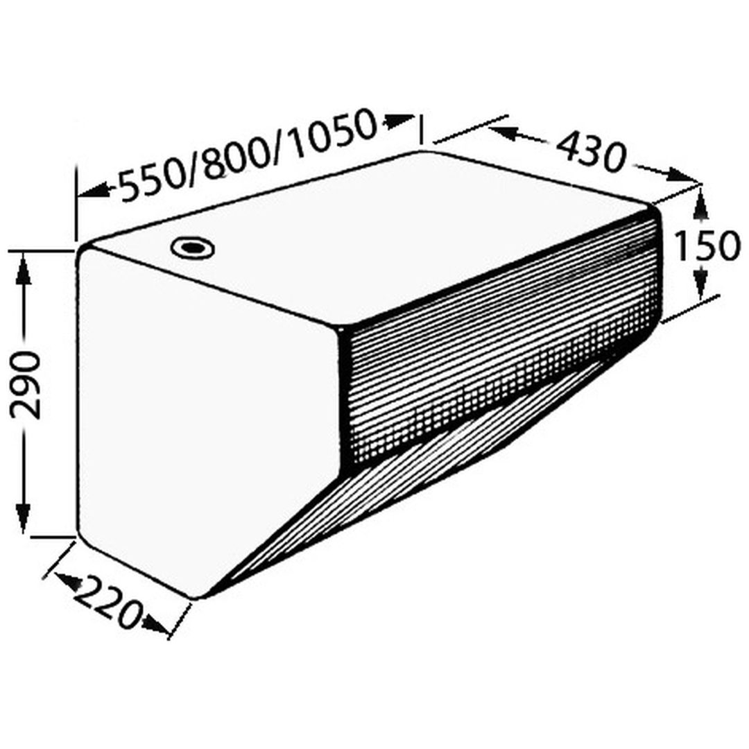 Vandtank Rigid 70 l Osculati – billede 2