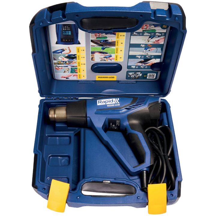 Varmluftspistol R2200 LCD med taske RAPID VARMLUFTPISTOL R2200 BOX – billede 3